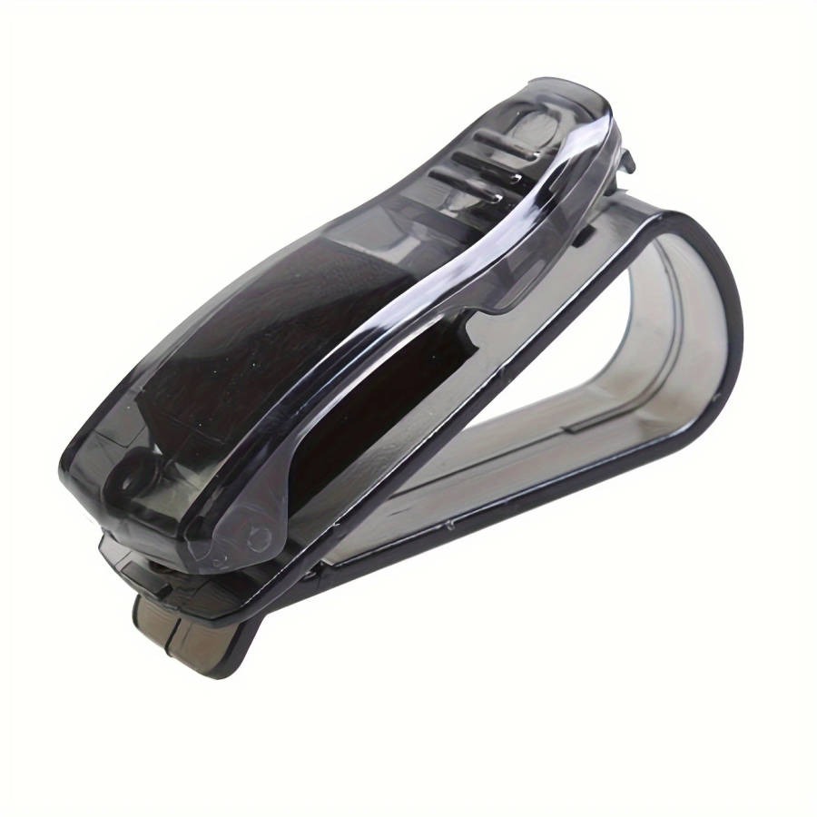 1-pack multifunctional car sun visor with glasses holder, bill and ID card slots, durable ABS material, a must-have