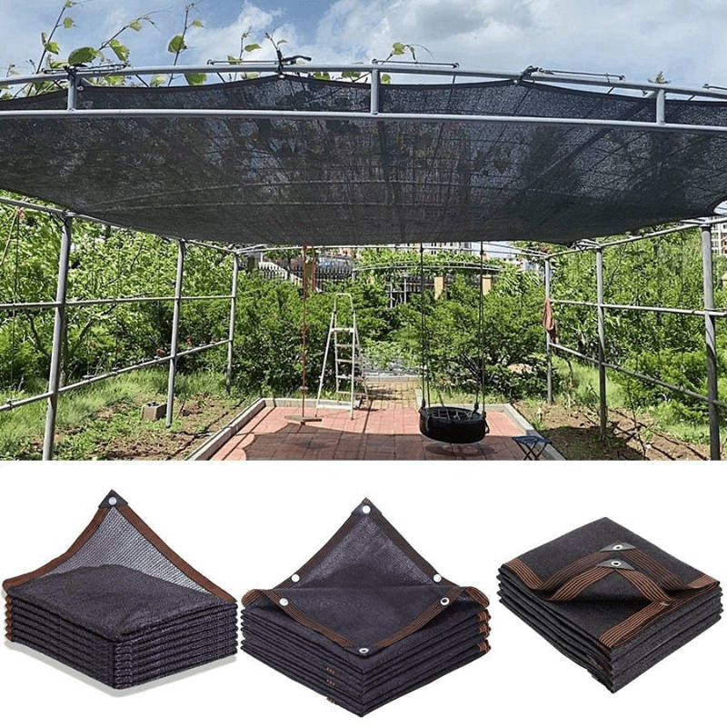 UV-resistant black high-density polyethylene sunshade net 2×3m