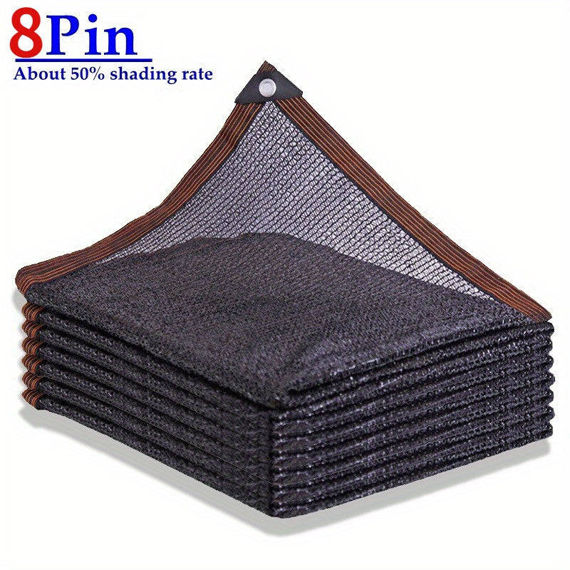 UV-resistant black high-density polyethylene sunshade net 2×3m