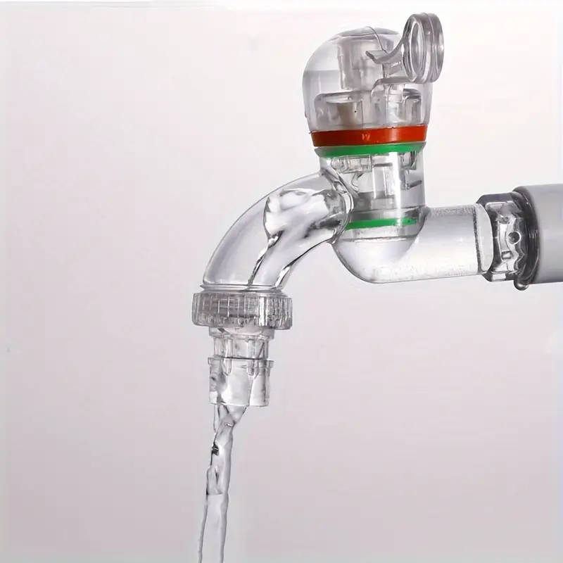 1 transparent explosion-proof plastic faucet