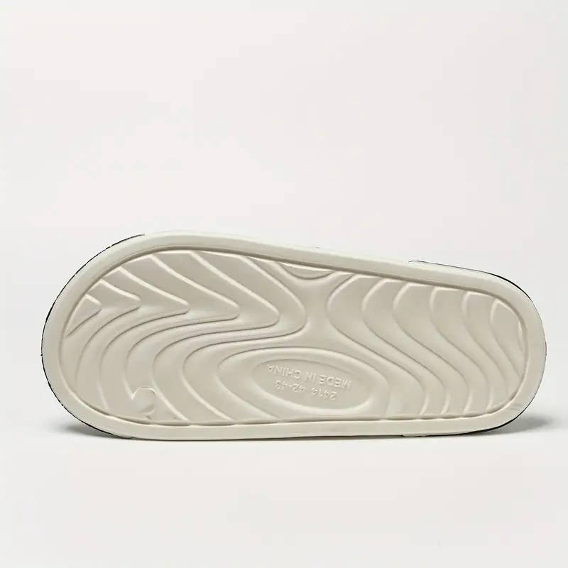 A Pair Of Unisex Stylish Sports Slippers In Blue 5.5-6