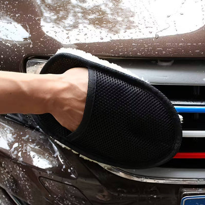 1 x Ultra Soft Microfiber Car Cleaning Mitt