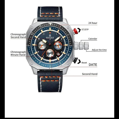 Men's red sports watch