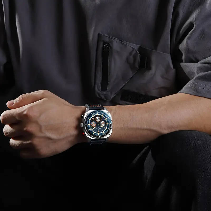 Men's red sports watch