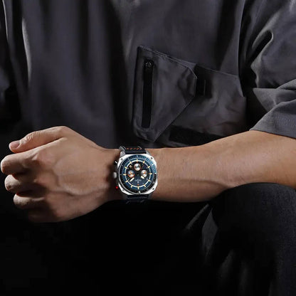 Men's red sports watch