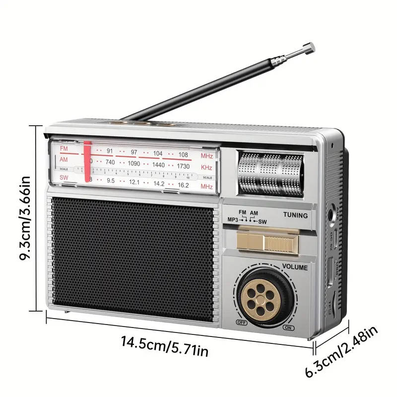 Portable multi-function radio