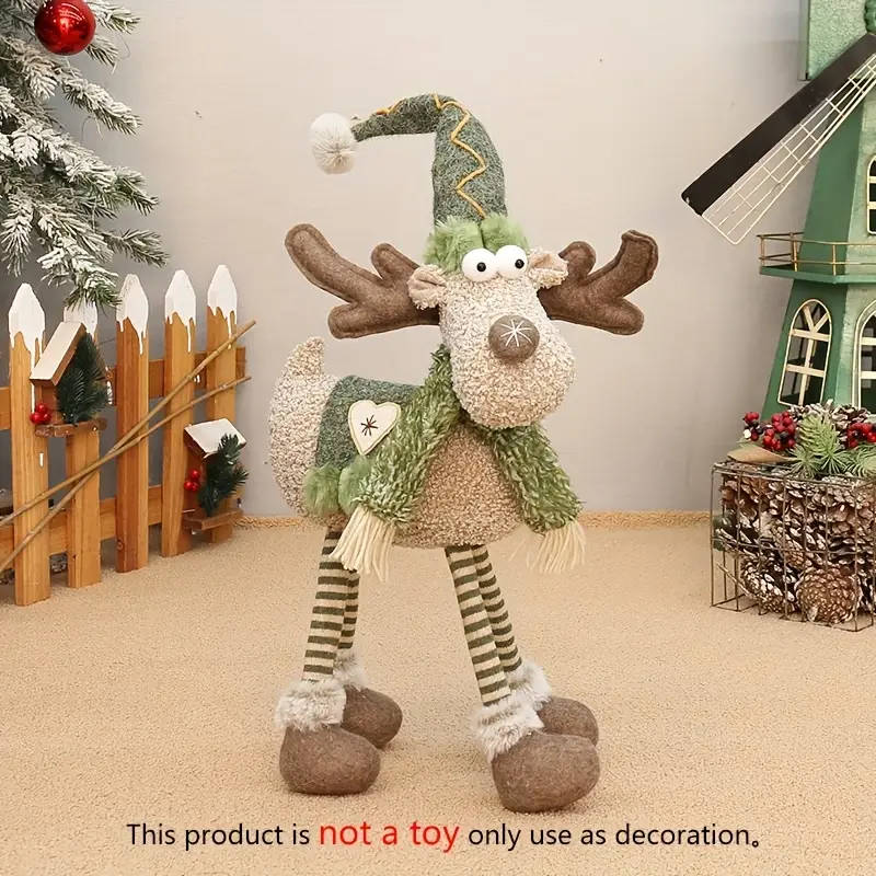1 festive reindeer figurine
