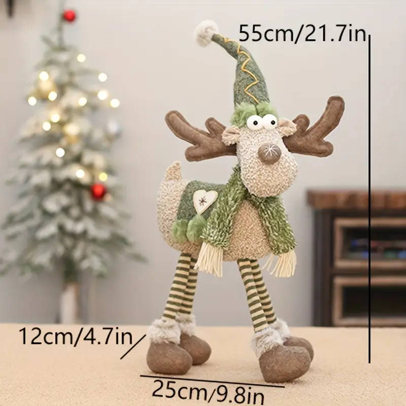 1 festive reindeer figurine