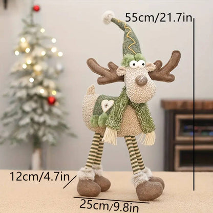 1 festive reindeer figurine