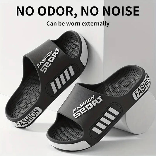 Unisex Fashion Sports Slippers Black 40-41