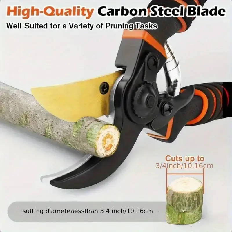 Two-Piece 8.5" Professional Titanium Bypass Pruners