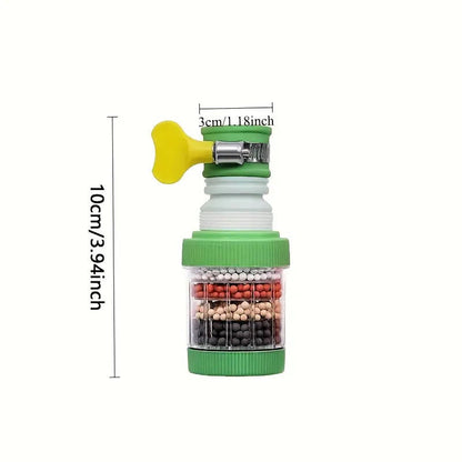 6-in-1 water dispenser faucet with filtration system, kitchen sink faucet