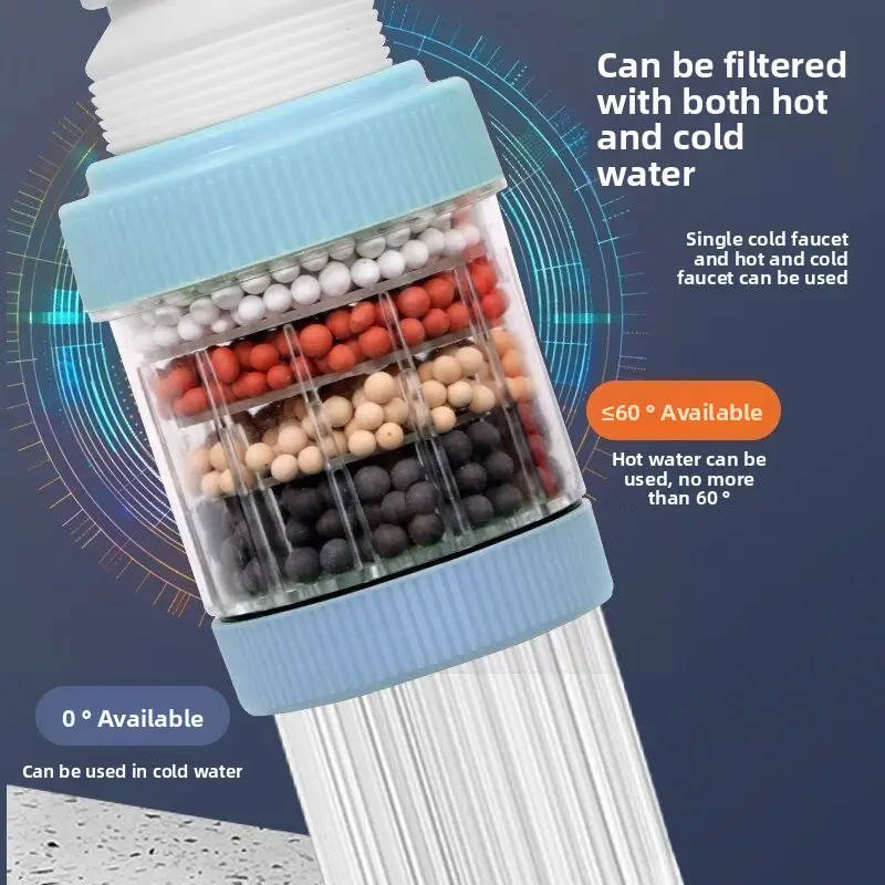 6-in-1 water dispenser faucet with filtration system, kitchen sink faucet