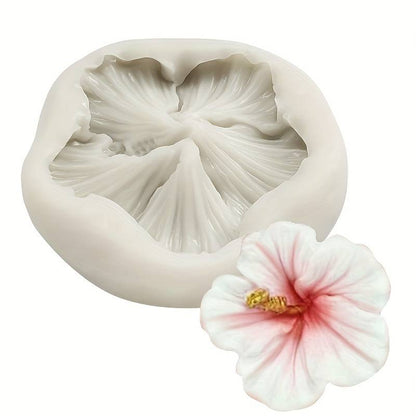 1 flower-shaped chocolate mold