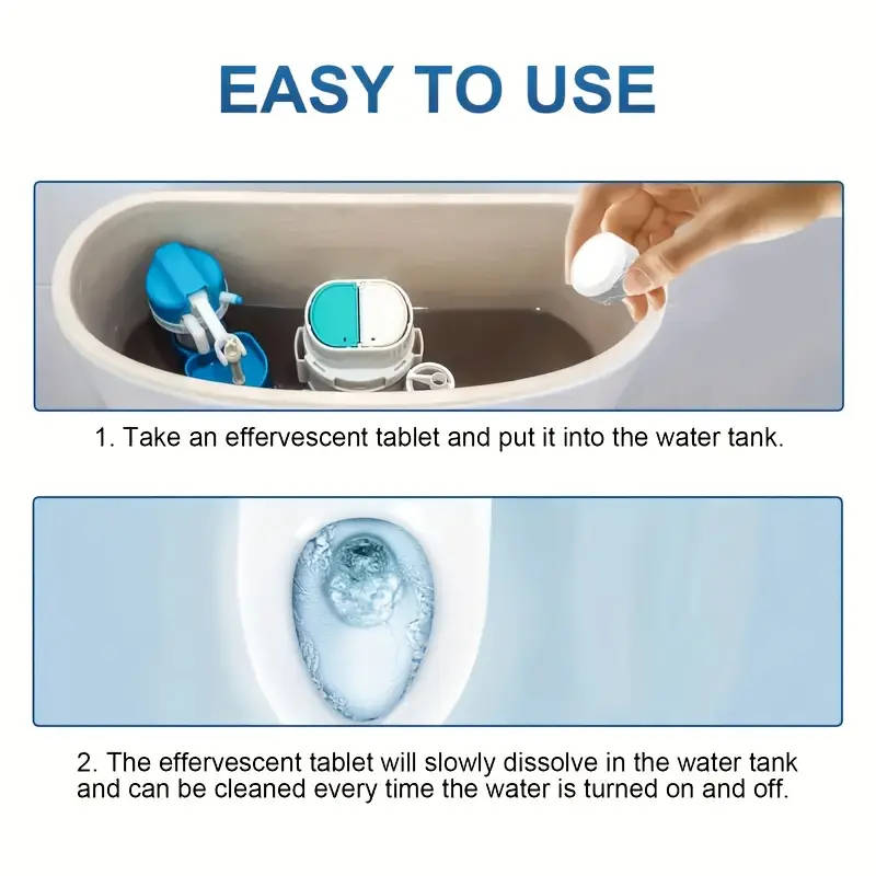 12-pack automatic toilet cleaner tablets