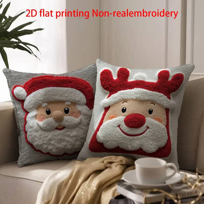Four-piece Christmas heated pillow set