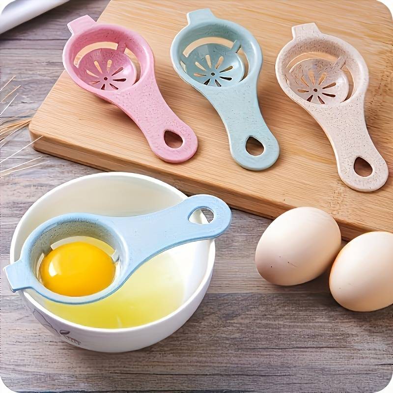 1. Sustainable wheat straw egg yolk separator