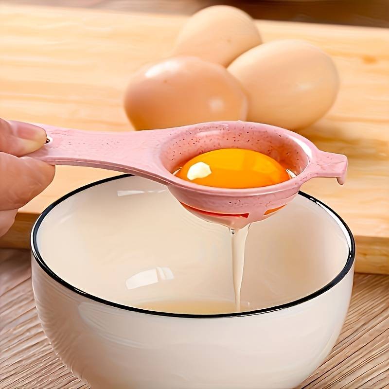 1. Sustainable wheat straw egg yolk separator