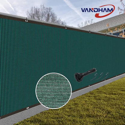 Heavy-duty privacy screen fence