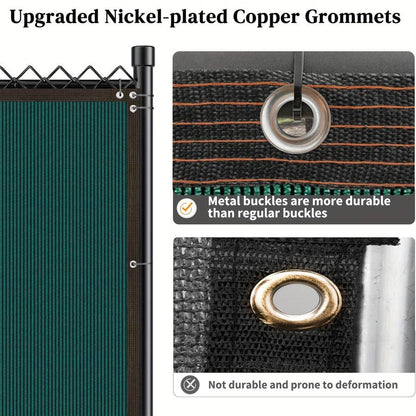 Heavy-duty privacy screen fence