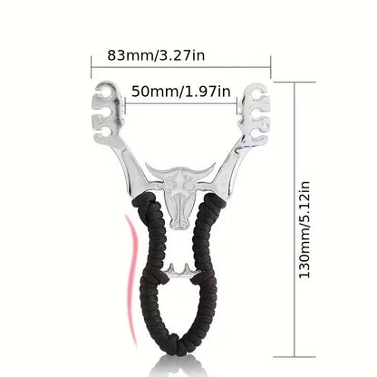 High-power aluminum alloy slingshot, suitable for hunting