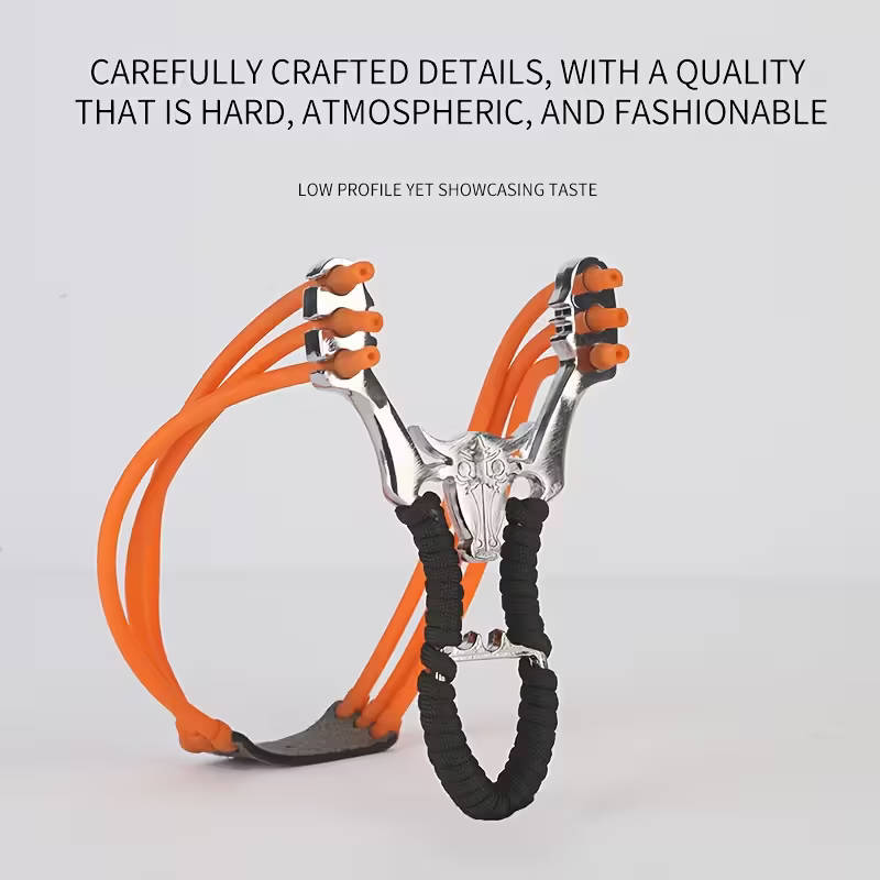 High-power aluminum alloy slingshot, suitable for hunting