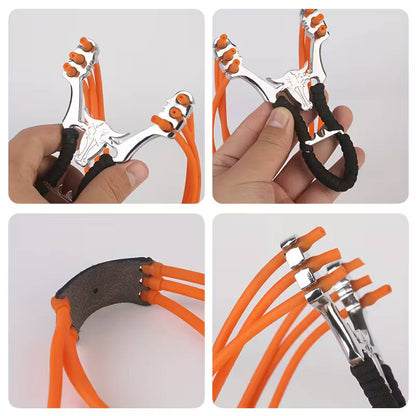 High-power aluminum alloy slingshot, suitable for hunting