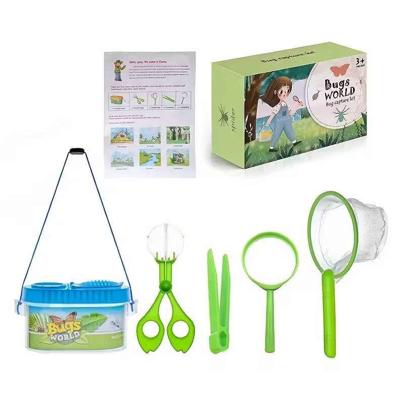 Outdoor adventure camping gear and insect trapping kit