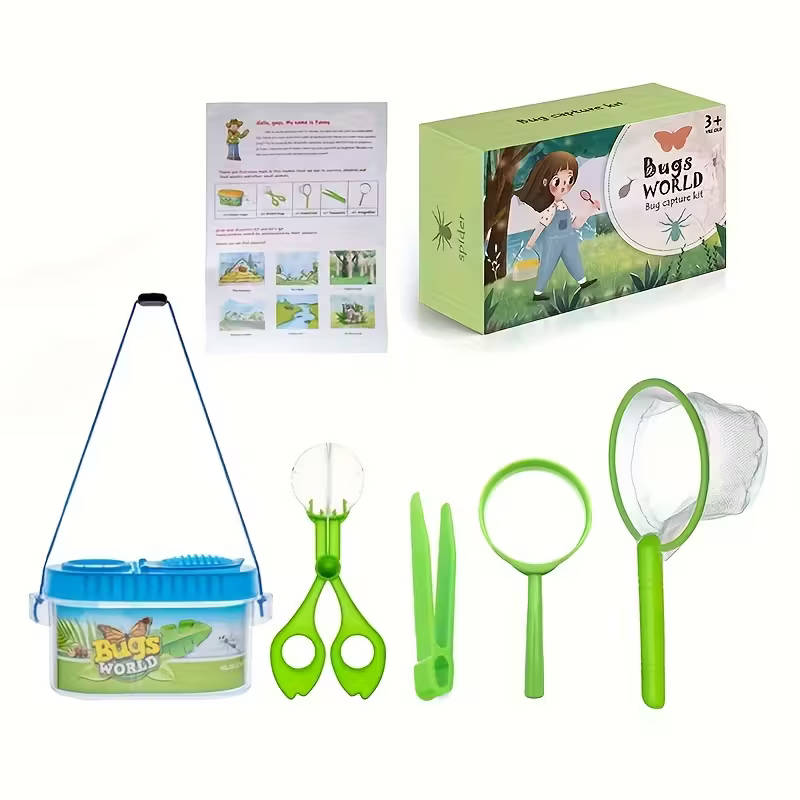 Outdoor adventure camping gear and insect trapping kit