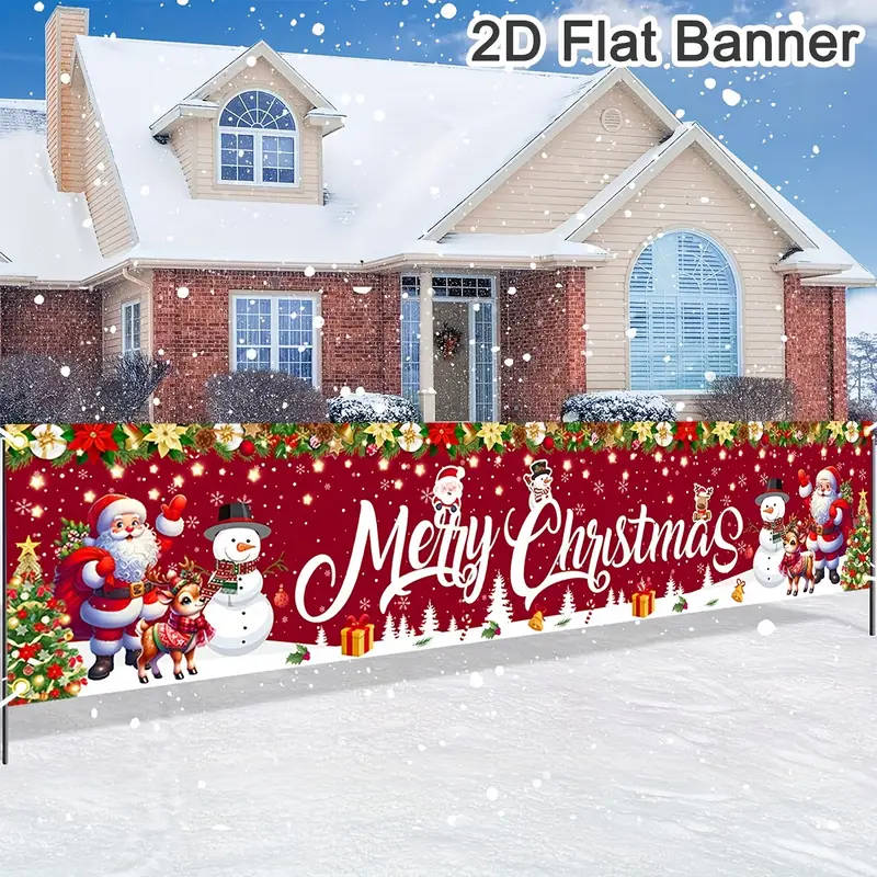 2D Christmas Banner 40cm×200cm