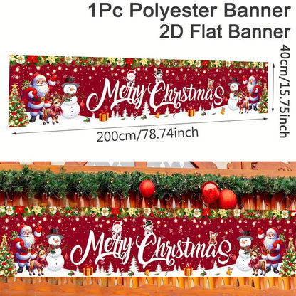2D Christmas Banner 40cm×200cm