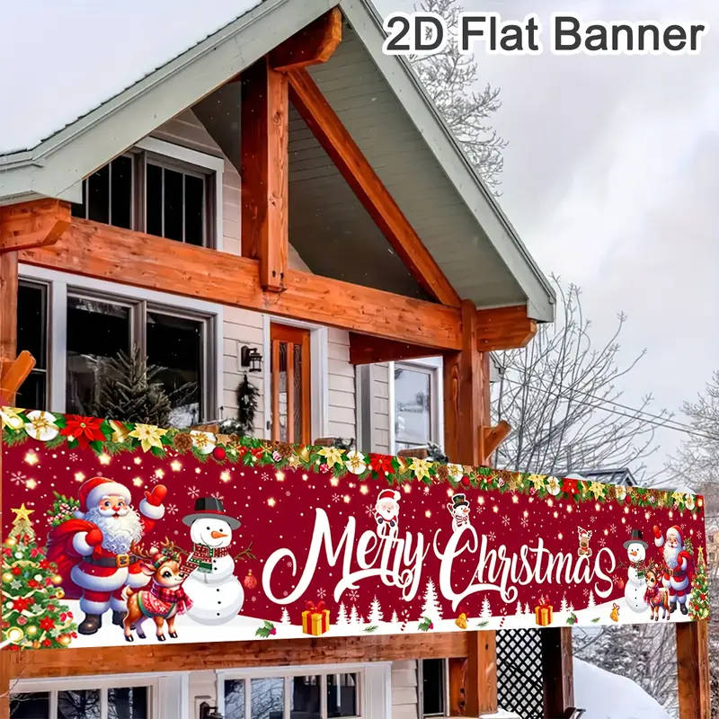 2D Christmas Banner 40cm×200cm