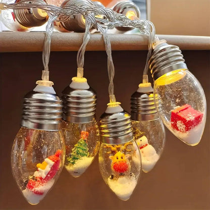Enchanting 10 LED Christmas Wishing Bottle Fairy Light Strings