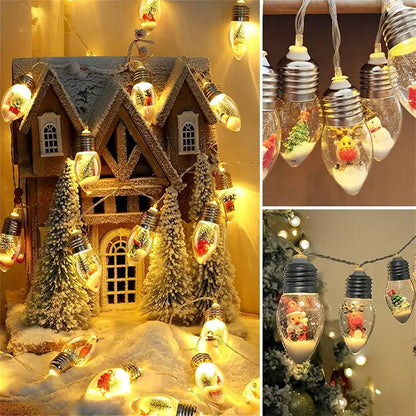 Enchanting 10 LED Christmas Wishing Bottle Fairy Light Strings