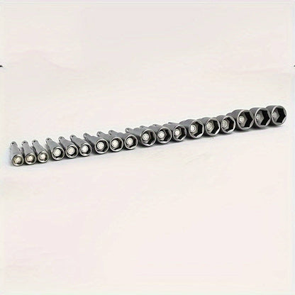 9-piece set of 5mm to 13mm hex screwdriver bits