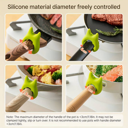 Silicone kitchen spatula storage rack