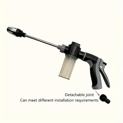 Adjustable high-pressure car wash foam gun