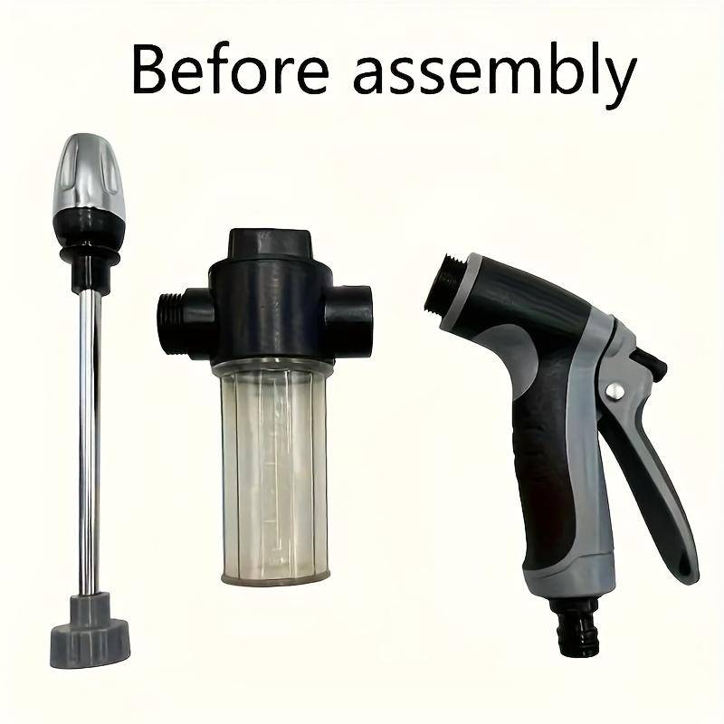 Adjustable high-pressure car wash foam gun