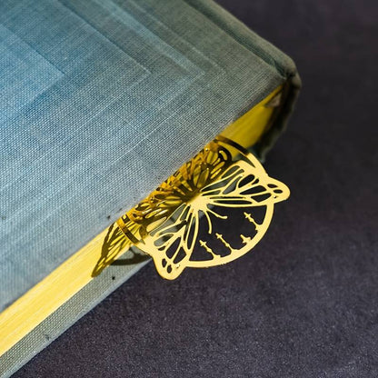 1pc Butterfly Metal Bookmark Elegant Hollow Design