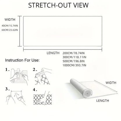 Window sticker, with adhesive backing, 40cm x 2m