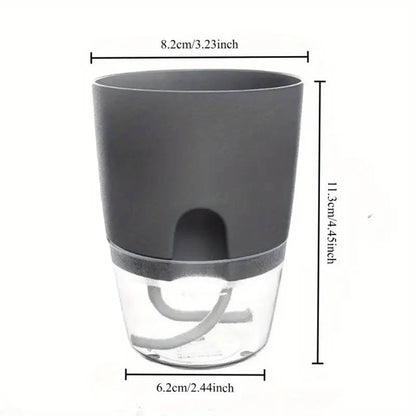 10-pack of self-absorbing double-layer plastic flower pots