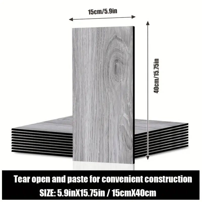 50 embossed vintage wood grain floor tiles