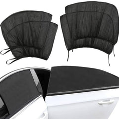 Four-piece car side window sunshade set