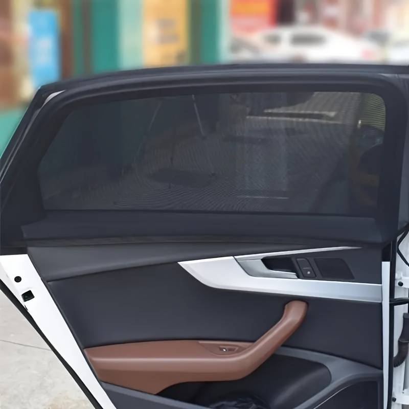 Four-piece car side window sunshade set