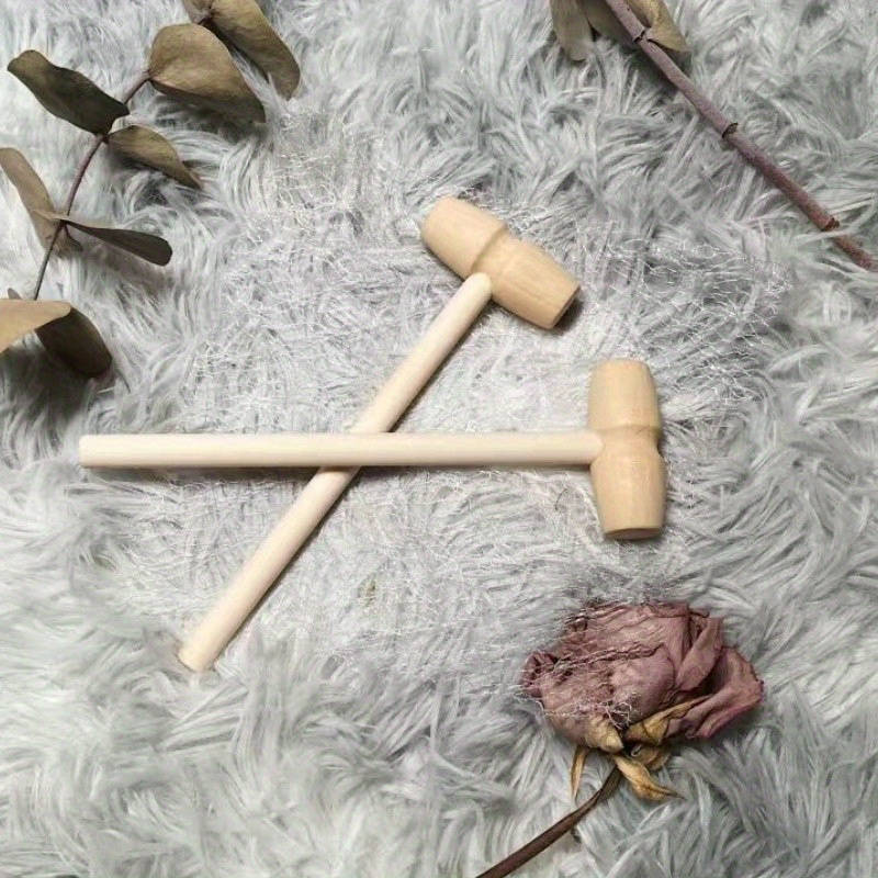 1 mini solid wood hammer
