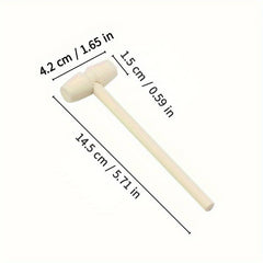 1 mini solid wood hammer