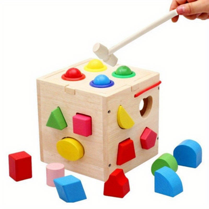 1 mini solid wood hammer