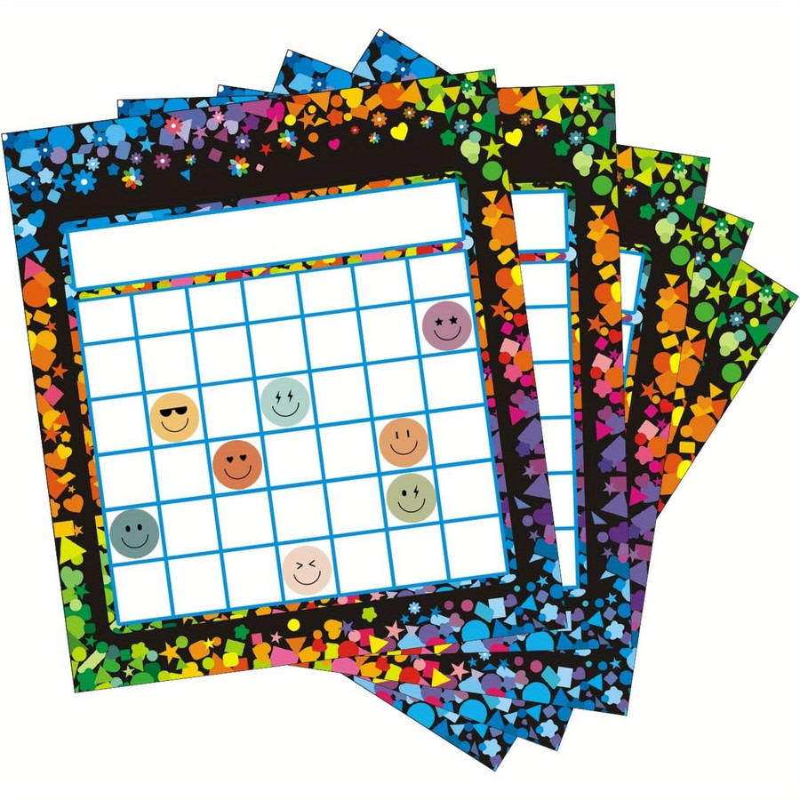 600 Bohemian-style Colorful Smiley Face Stickers