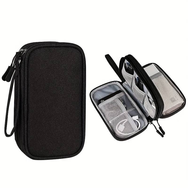 Double-layer travel cable organizer