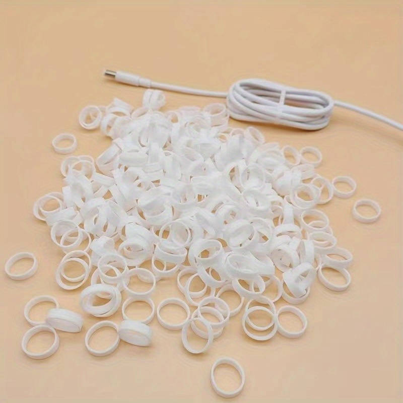 50 silicone cable ties
